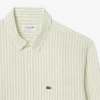 Chemise en lin rayée coupe classique pour homme Chemise en lin rayée coupe classique pour homme