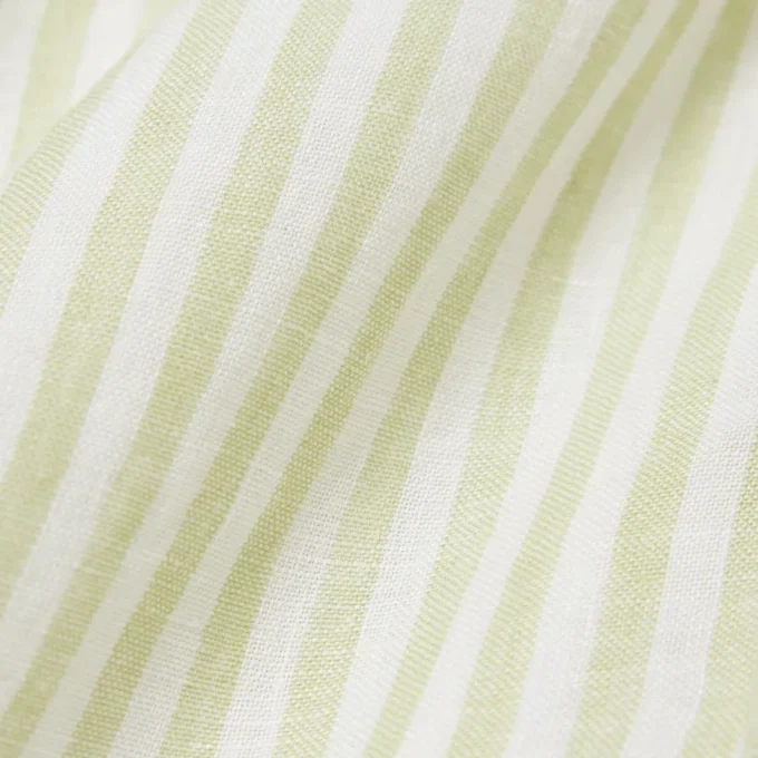 Chemise en lin rayée coupe classique pour homme Chemise en lin rayée coupe classique pour homme