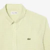 Chemise en popeline à carreaux, coupe classique Chemise en popeline à carreaux, coupe classique