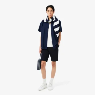 Chemise en popeline à manches courtes, coupe classique