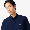 Chemise en popeline à manches courtes, coupe classique