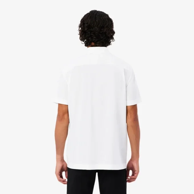 Chemise en popeline à manches courtes, coupe classique Chemise en popeline à manches courtes, coupe classique