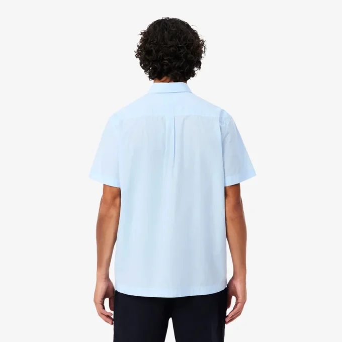 Chemise en popeline à manches courtes, coupe classique Chemise en popeline à manches courtes, coupe classique