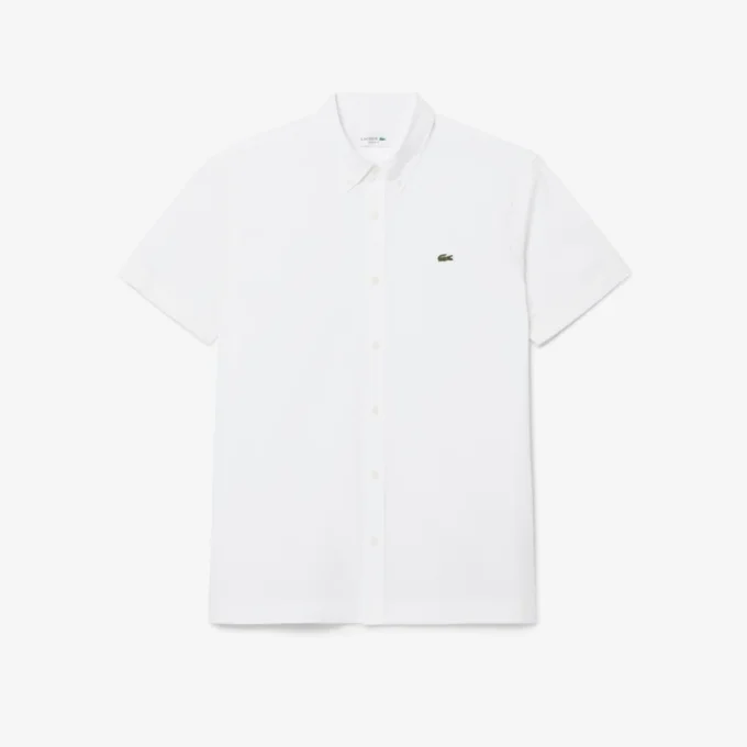 Chemise en popeline à manches courtes, coupe classique Chemise en popeline à manches courtes, coupe classique