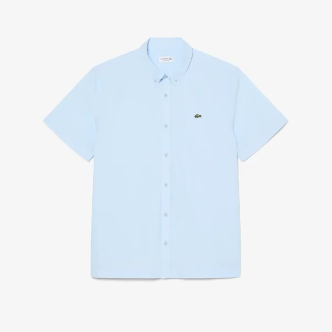 Chemise en popeline à manches courtes, coupe classique Chemise en popeline à manches courtes, coupe classique