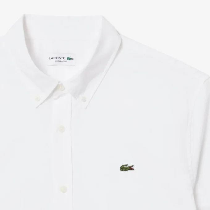 Chemise en popeline à manches courtes, coupe classique Chemise en popeline à manches courtes, coupe classique