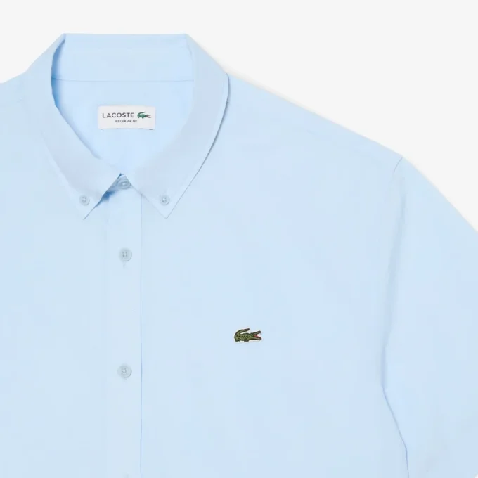 Chemise en popeline à manches courtes, coupe classique Chemise en popeline à manches courtes, coupe classique