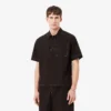 Chemise en popeline à manches courtes et coupe décontractée