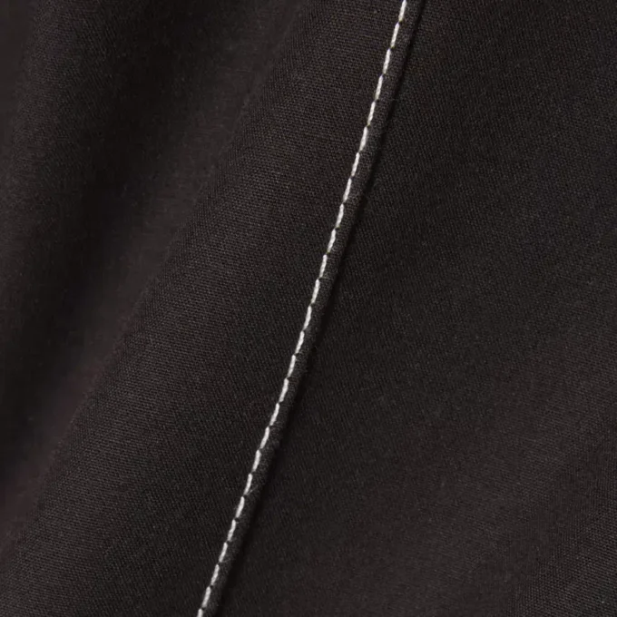 Chemise en popeline à manches courtes et coupe décontractée