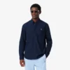 Chemise en popeline stretch à coupe classique