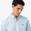Chemise en popeline stretch à coupe classique Chemise en popeline stretch à coupe classique