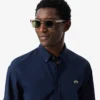 Chemise en popeline stretch à coupe classique