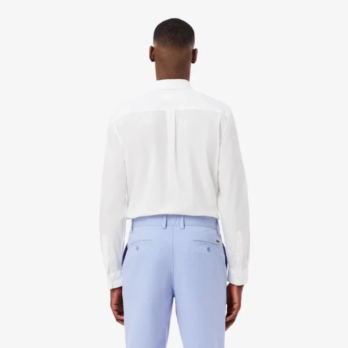 Chemise en popeline stretch à coupe classique