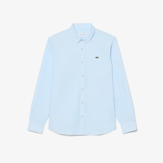 Chemise en popeline stretch à coupe classique Chemise en popeline stretch à coupe classique