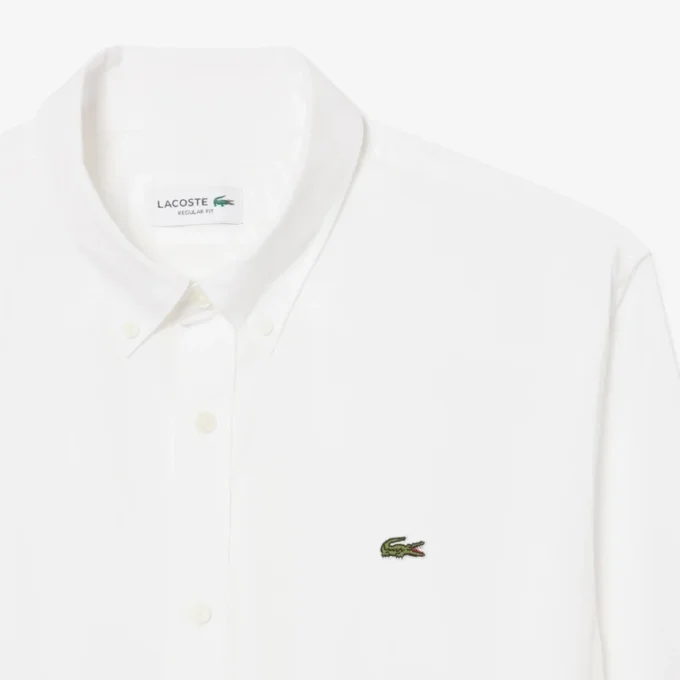 Chemise en popeline stretch à coupe classique