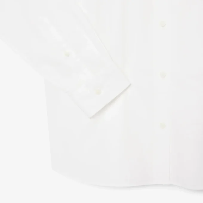 Chemise en popeline stretch à coupe classique