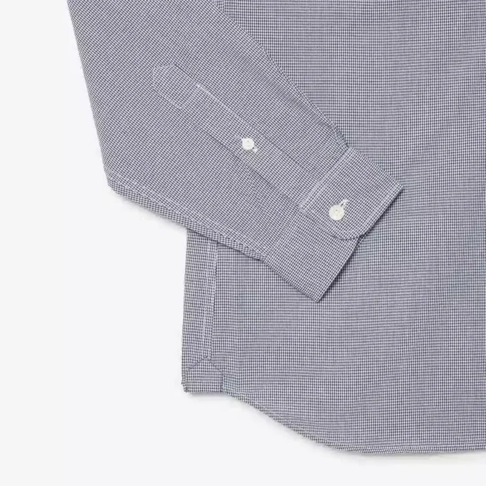 Chemise en popeline vichy pour homme, coupe classique Chemise en popeline vichy pour homme, coupe classique