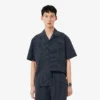 Chemise en seersucker à la coupe décontractée Chemise en seersucker à la coupe décontractée