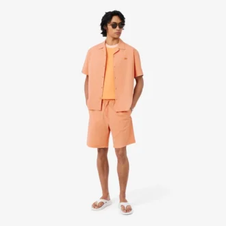 Chemise en seersucker à la coupe décontractée