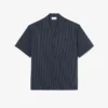 Chemise en seersucker à la coupe décontractée Chemise en seersucker à la coupe décontractée