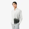 Chemise en sergé de coton imprimé, coupe décontractée Chemise en sergé de coton imprimé, coupe décontractée