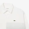 Chemise en sergé de coton imprimé, coupe décontractée Chemise en sergé de coton imprimé, coupe décontractée