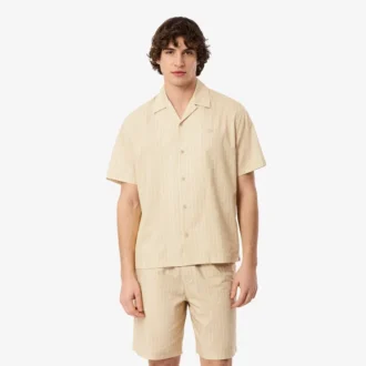 Chemise en sergé imprimé à la coupe décontractée