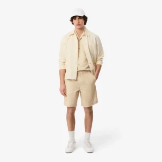 Chemise en sergé imprimé à la coupe décontractée