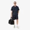 Chemise en sergé imprimé à la coupe décontractée Chemise en sergé imprimé à la coupe décontractée