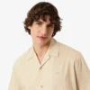 Chemise en sergé imprimé à la coupe décontractée Chemise en sergé imprimé à la coupe décontractée
