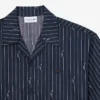 Chemise en sergé imprimé à la coupe décontractée Chemise en sergé imprimé à la coupe décontractée