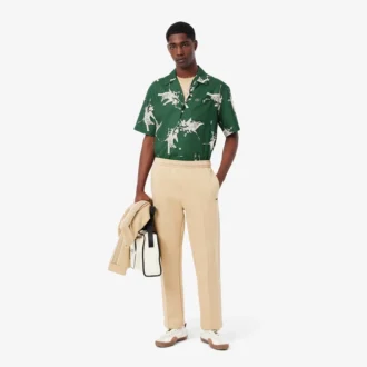 Chemise à imprimé Rena Lacoste coupe décontractée pour homme