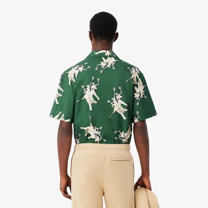 Chemise à imprimé Rena Lacoste coupe décontractée pour homme