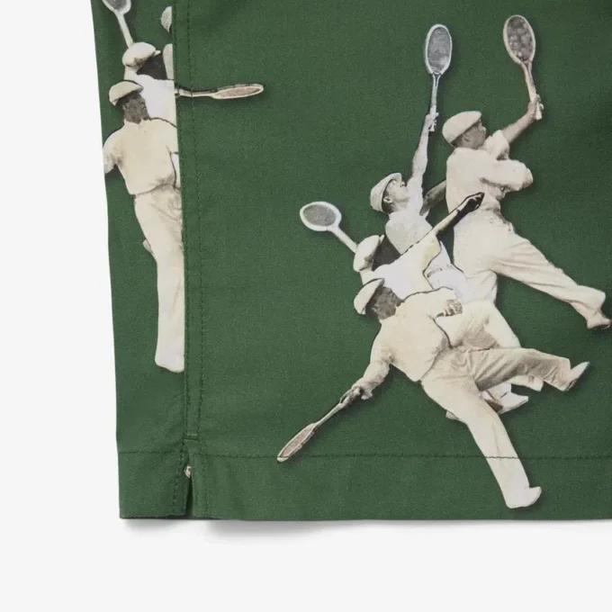 Chemise à imprimé Rena Lacoste coupe décontractée pour homme