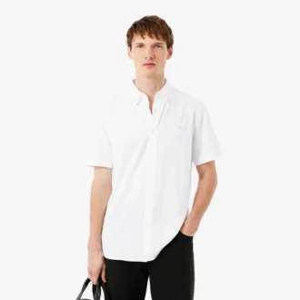 Chemise à manches courtes coupe ajustée