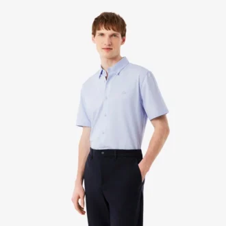 Chemise à manches courtes coupe ajustée