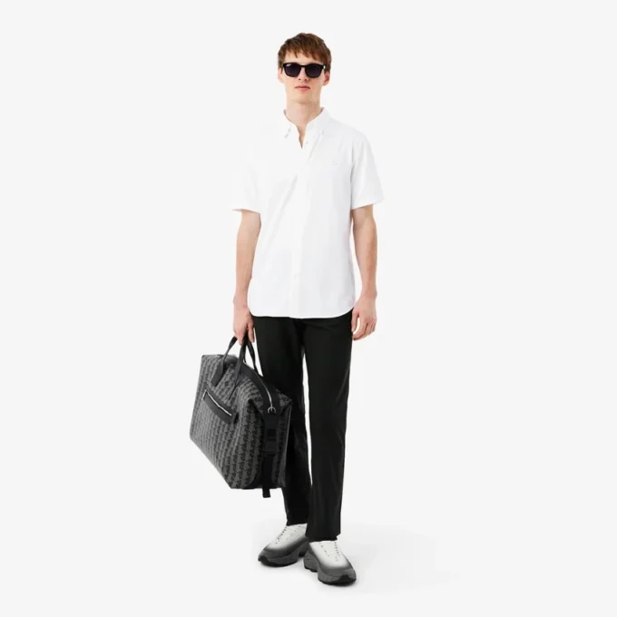 Chemise à manches courtes coupe ajustée