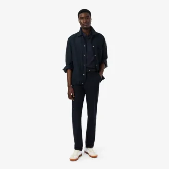 Chemise à manches courtes coupe ajustée