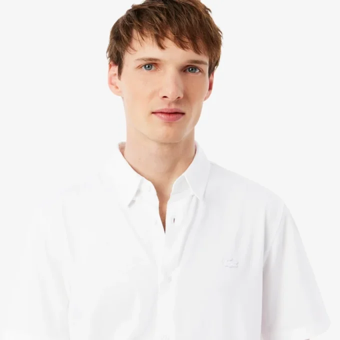 Chemise à manches courtes coupe ajustée