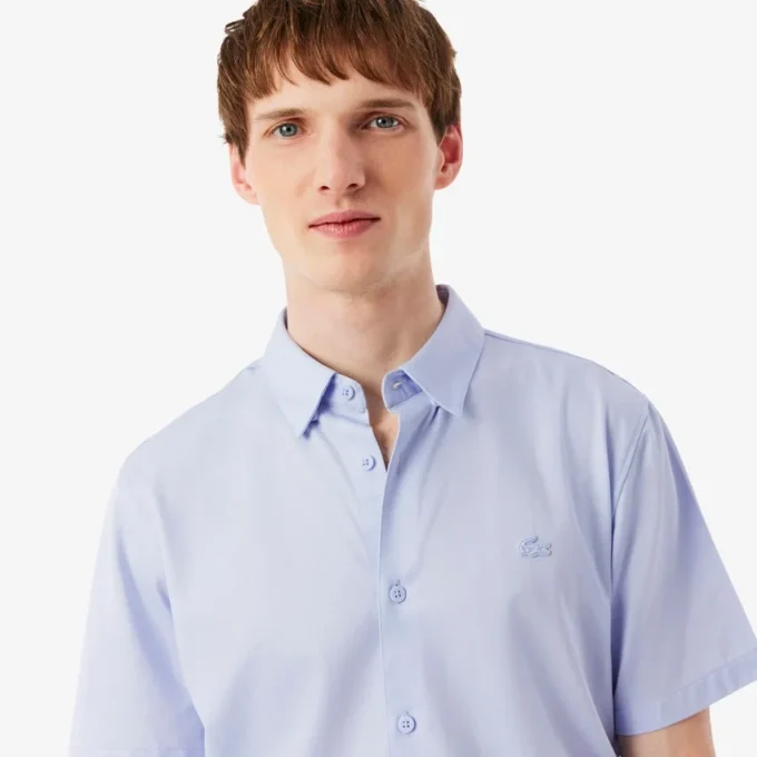 Chemise à manches courtes coupe ajustée