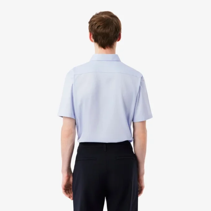 Chemise à manches courtes coupe ajustée