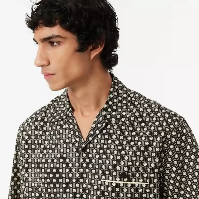 Chemise à manches courtes coupe décontractée
