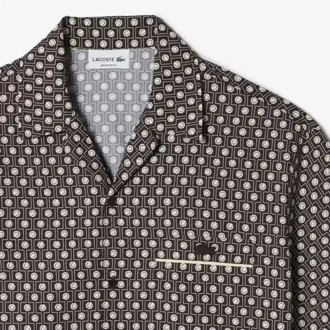 Chemise à manches courtes coupe décontractée