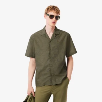 Chemise à manches courtes coupe décontractée pour homme