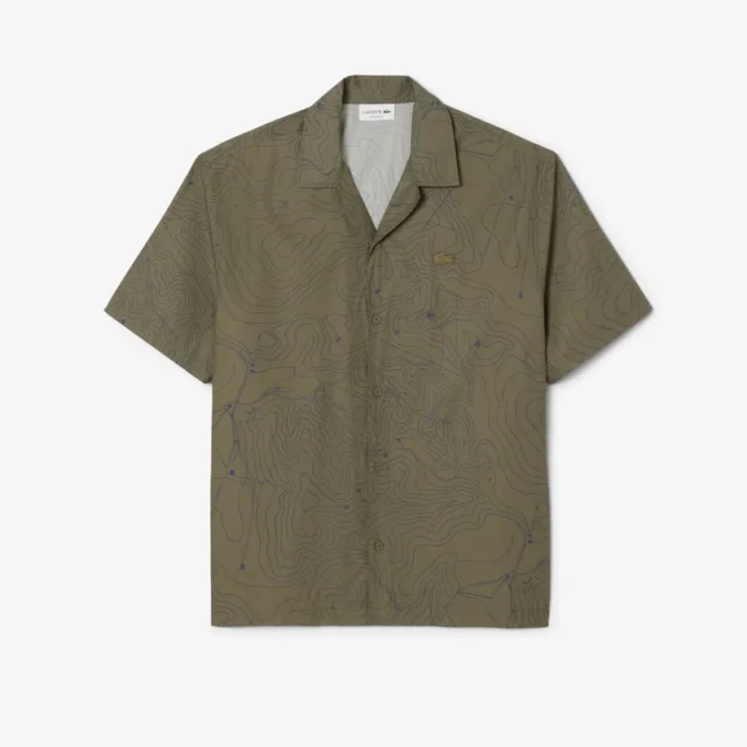 Chemise à manches courtes coupe décontractée pour homme