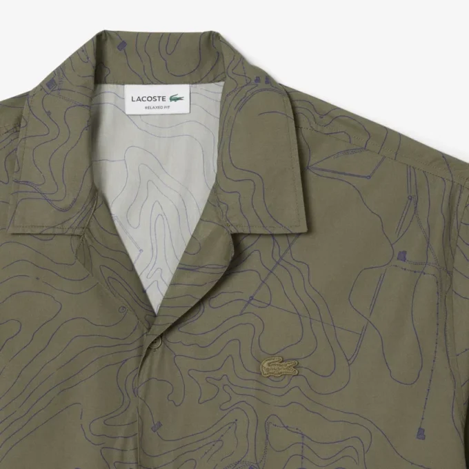 Chemise à manches courtes coupe décontractée pour homme