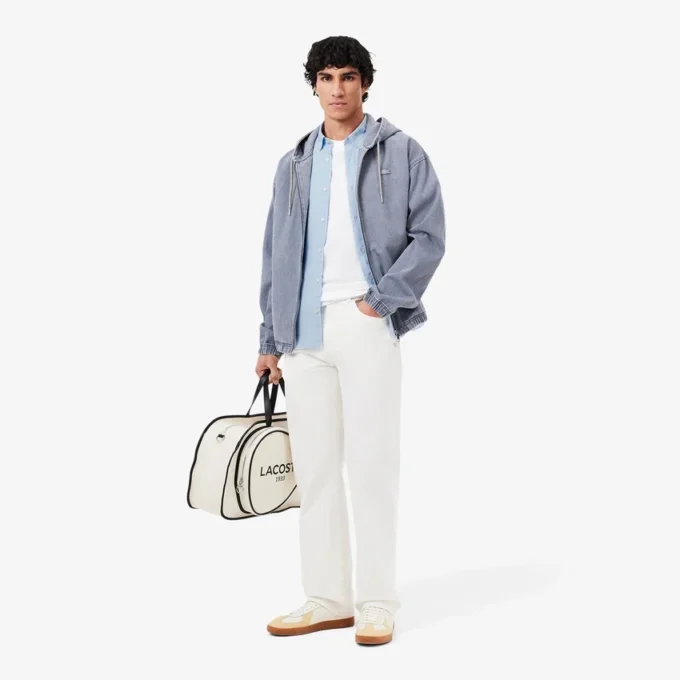 Chemise à manches courtes en vichy pour homme, coupe classique