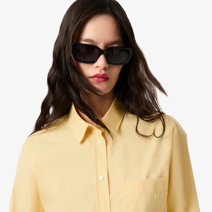 Chemise oversize en coton à boutons pour femme Chemise oversize en coton à boutons pour femme
