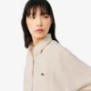 Chemise oversize en mélange de lin et de coton Chemise oversize en mélange de lin et de coton
