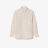 Chemise oversize en mélange de lin et de coton Chemise oversize en mélange de lin et de coton